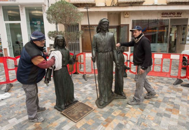 Infraestructuras restaura el Monumento al Procesionista