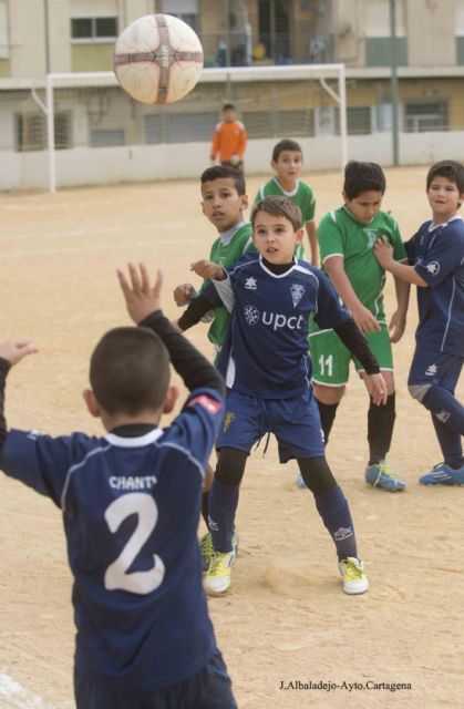 E.F. San Ginés 82 A, el más goleador de la liga de fútbol base