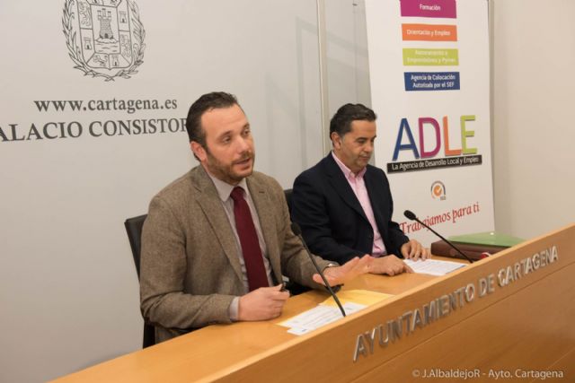 La ADLE invertirá más de un millón y medio de euros en buscar trabajo a los cartageneros