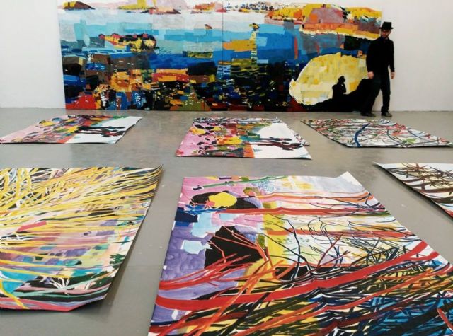 El pintor Manuel Pérez presenta a los medios de comunicación El Imperio de los Sentidos