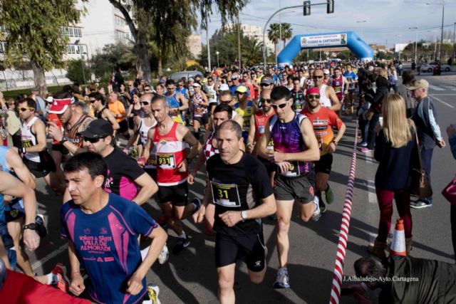 La Media Marathon de Cartagena batió récord con mil seiscientos atletas a pie de calle