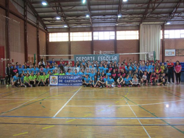 Cartagena ya tiene los centros escolares que participarán en los regionales de Voleibol