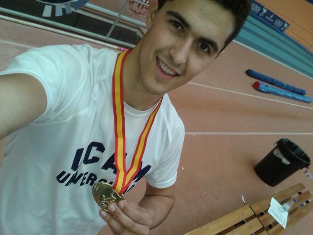 Otra Medalla de Oro más para el UCAM Atletismo Cartagena