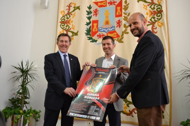 Presentación del España-Noruega en Cartagena, el día 26