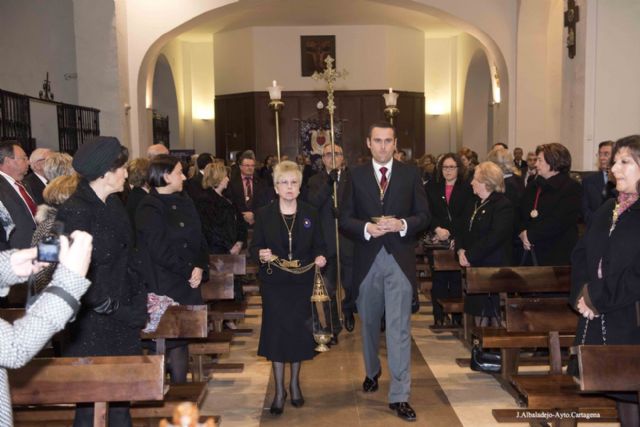 Cofrades y devotos rindieron culto al Cristo del Socorro