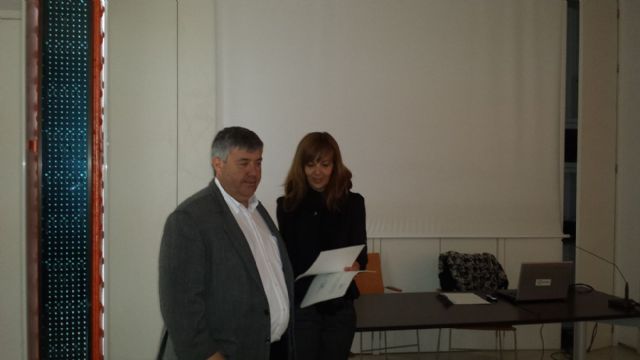 Clausura del curso para guías turístico sobre el comportamiento de personas ciegas