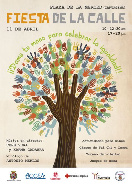 Fiesta en la calle: dame tu mano para celebrar la igualdad