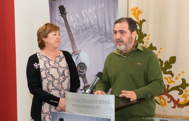 Ãngel Haro diseña para La Mar de Músicas un cartel inspirado en la música latina de los cincuenta