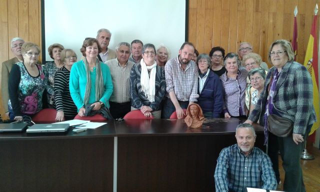 Una talla de Santa Florentina en directo