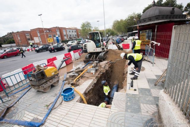 Las obras de la rotonda cortarán el tráfico durante tres noches en el Paseo