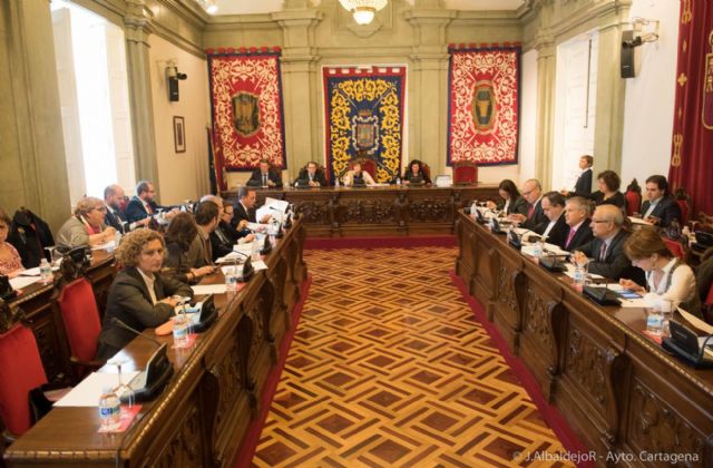 El lunes habrá pleno ordinario en el Ayuntamiento de Cartagena