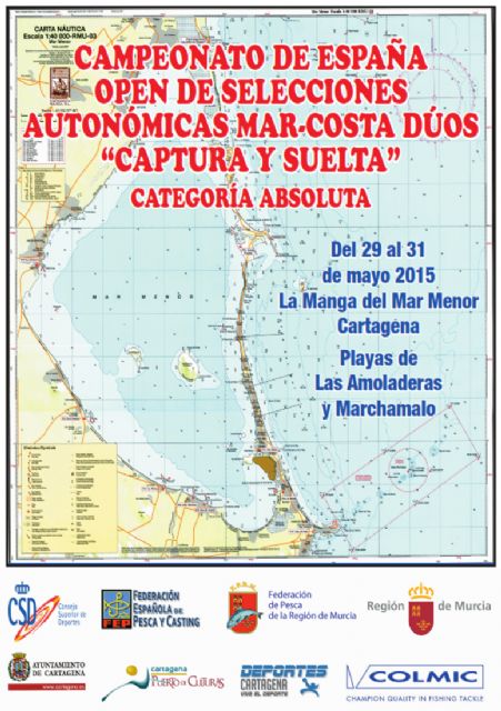 La pesca competitiva llega a La Manga con el VI Campeonato de España Mar Costa Dúos
