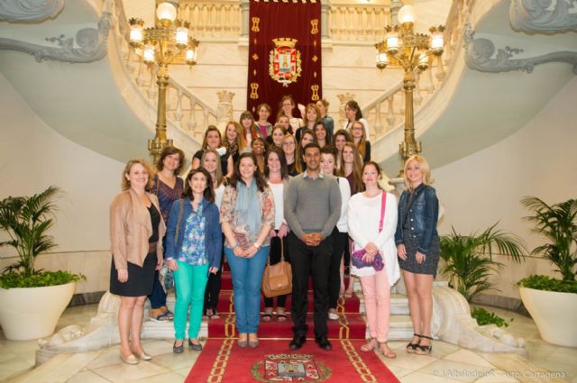 Estudiantes francesas y cartageneras estrechan lazos con el programa Erasmus+