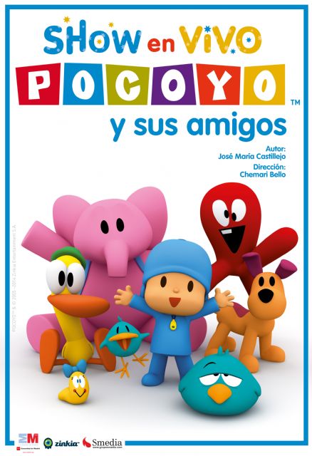 Pocoyó y sus amigos llega por primera vez a Cartagena