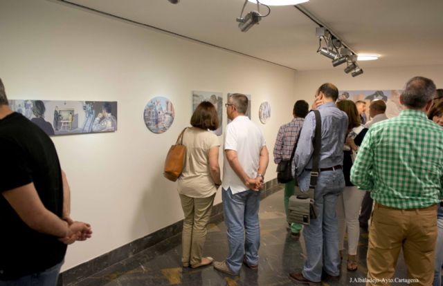 Salvador Torres, guía de excepción de su exposición THEATRVM en el Teatro Romano