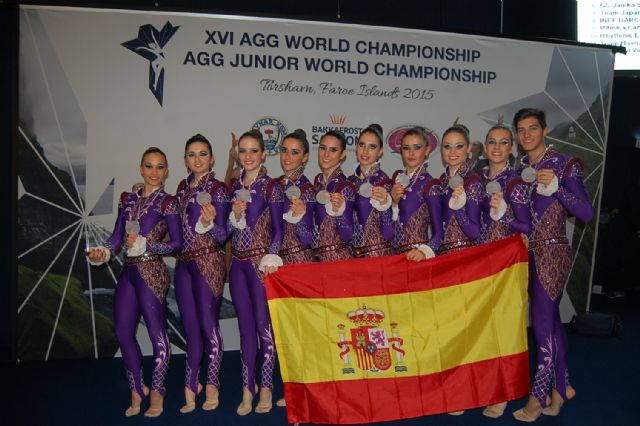 El Rítmica Cartagena, entre los tres mejores de mundo en Gimnasia Estética de Grupo