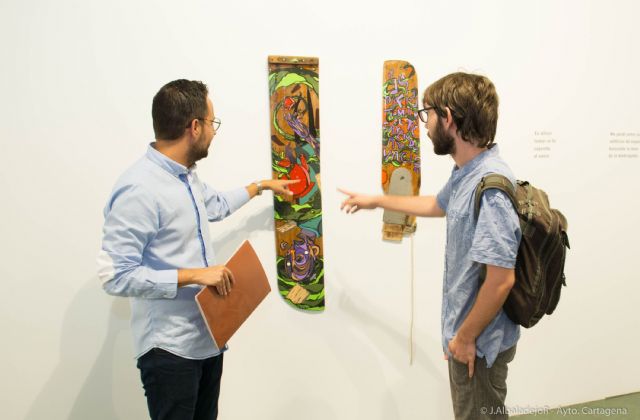 La pintura y la poesía se unen en una exposición en la Mar de Arte