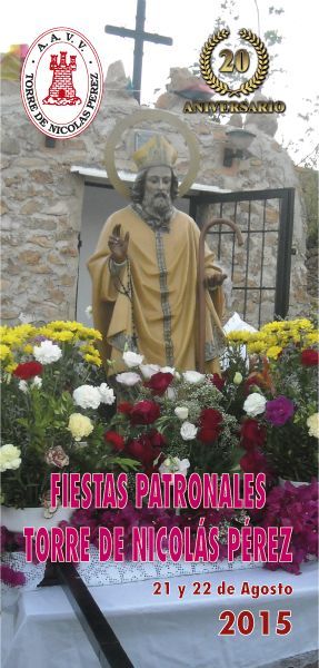 La Torre de Nicolás Pérez celebra este fin de semana sus fiestas patronales
