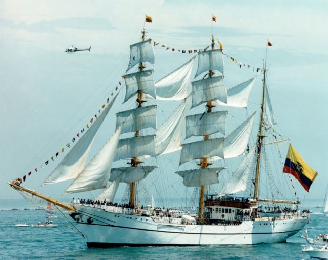 El buque escuela ecuatoriano Guayas abrirá sus puertas en la Curra