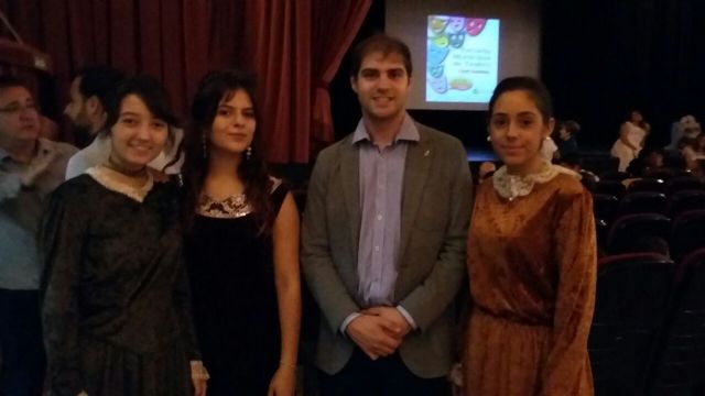 Ricardo Segado asistió a la apertura del nuevo curso de la Escuela Municipal de Teatro