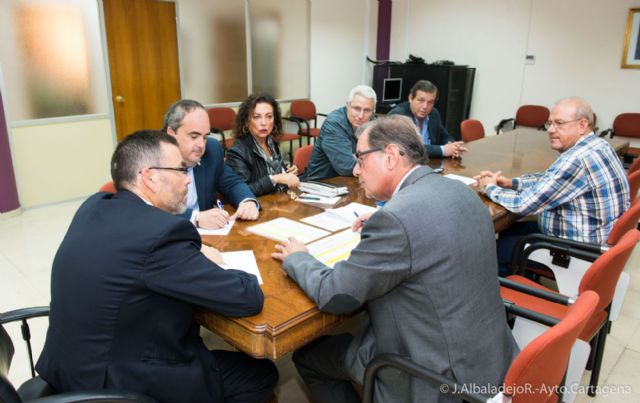 El alcalde avanza con Demarcación de Costas importantes proyectos para el litoral cartagenero