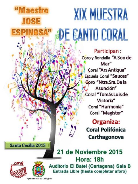 El Batel acoge la XIX Muestra de Canto Coral Maestro José Espinosa