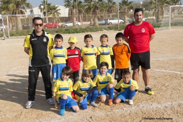 E.F. Aljorra, C.D. Minera, Cartagena F.C. y E.F. Santa Ana, los mejores en categoría benjamín