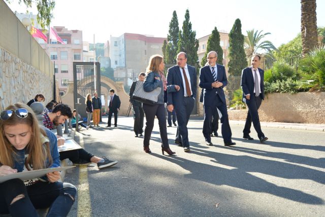 El presidente de la Comunidad destaca a la UPCT como «ejemplo de buen hacer» para el futuro de la Región