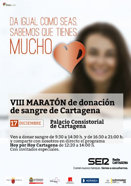El VIII Maratón de Donación de Sangre espera batir récords este año