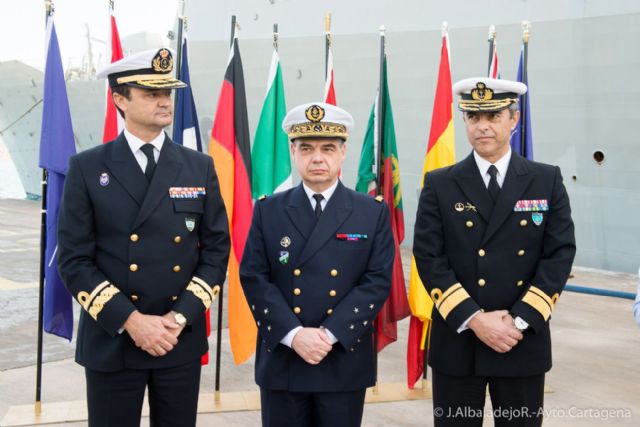 El cartagenero José Enrique Delgado ya está al mando de la flota de la OTAN