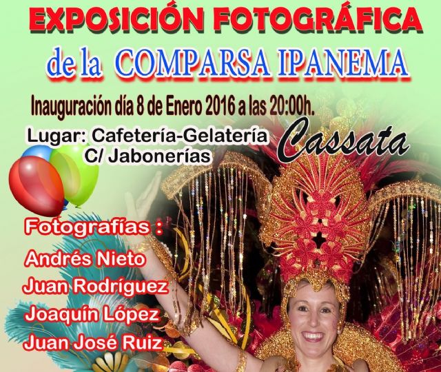 La Comparsa Ipanema presenta una exposición fotográfica