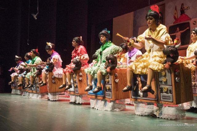 Cinco chirigotas compiten por ganar la XVII edición del Concurso Regional de Chirigotas ´Ciudad de Cartagena´