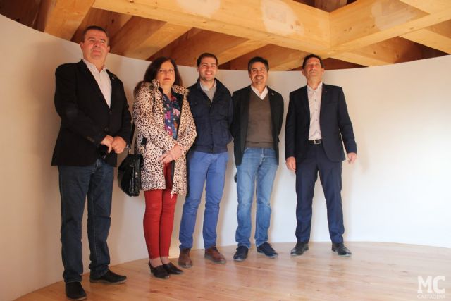 Un molino del Campo de Cartagena ya luce en el Monte Sacro gracias al impulso de MC