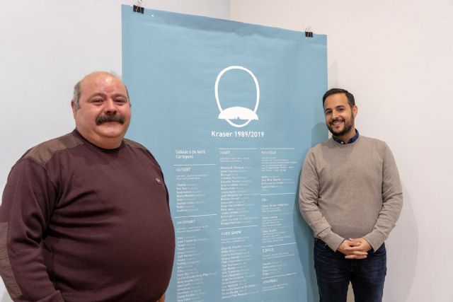 El artista cartagenero Kraser presenta sus actividades conmemorativas por su 30 Aniversario