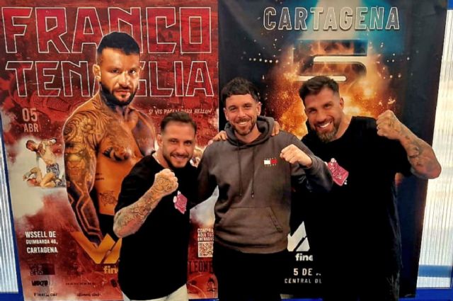 El campeón mundial Franco Tenaglia combate este sábado en Cartagena en el estreno de la liga WAR MMA de artes marciales mixtas