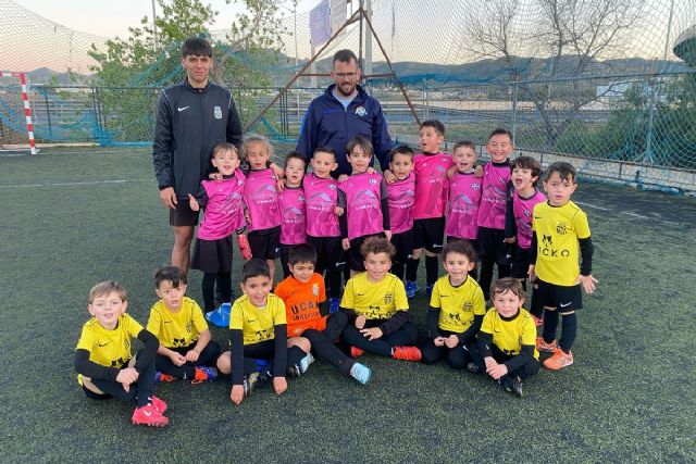 C.D Mediterráneo, Nueva Cartagena F.C. en fase de oro, A.D. La Vaguada en fase de plata, y E.F. Torre Pacheco en fase de bronce los mejores en benjamines 'B'