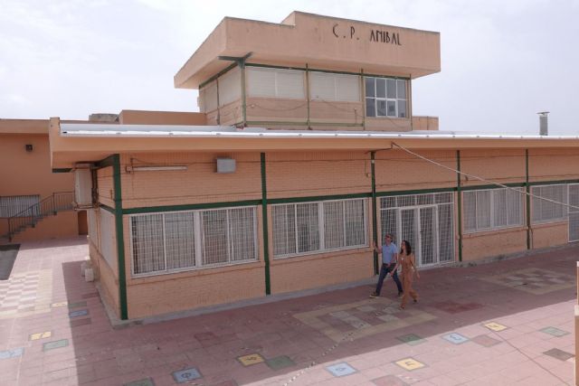 La Concejalía de Educación ya ha retirado el fibrocemento de 9 colegios de Cartagena