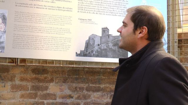Patrimonio instala carteles explicativos para dar a conocer la Catedral de Santa Maria la Mayor