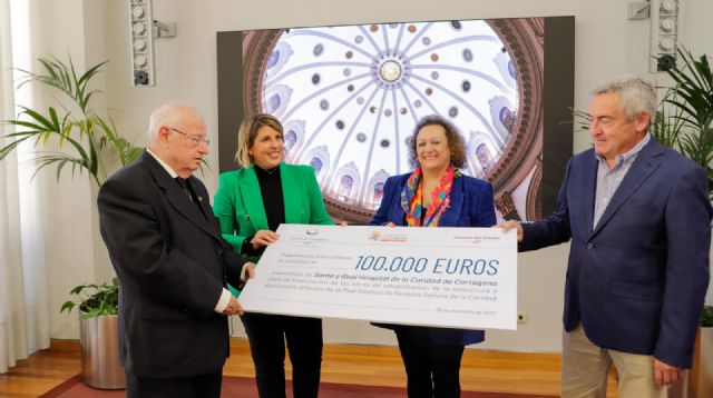 La Autoridad Portuaria de Cartagena entrega una subvención de 100.000 euros para rehabilitar la Basílica de la Caridad