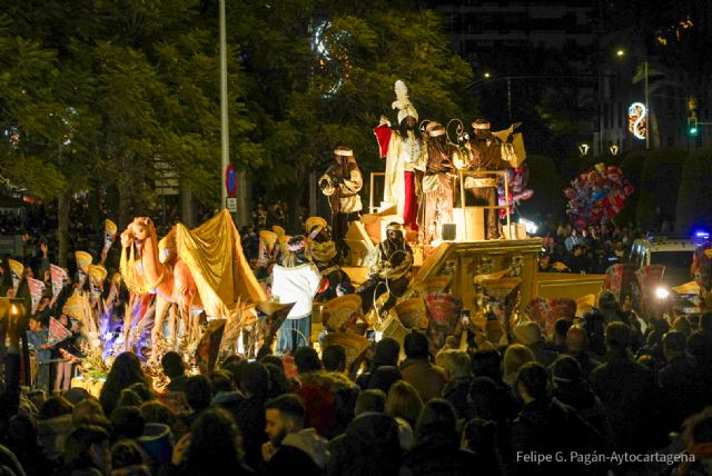 La magia de la cabalgata de Reyes de Cartagena marca la agenda cultural del fin de semana