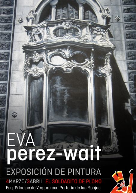 La cartagenera Pérez-Wait, ganadora del premio UNED de pintura, expone en El Soldadito de Plomo