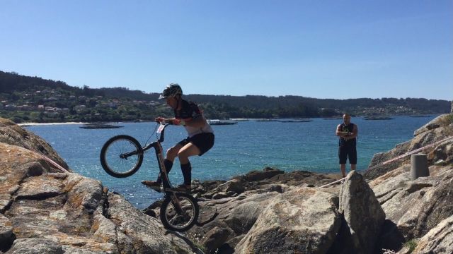 Raúl Martínez vencedor de la primera prueba del Campeonato de España de Biketrial.