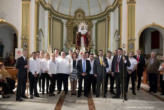 La Parroquia del Cristo de la Salud conmemoró su 50 aniversario con un recibimiento a la Virgen de los Dolores y a San Cristóbal