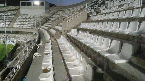 MC condena los actos vandálicos de un reducido sector de la afición del Real Murcia