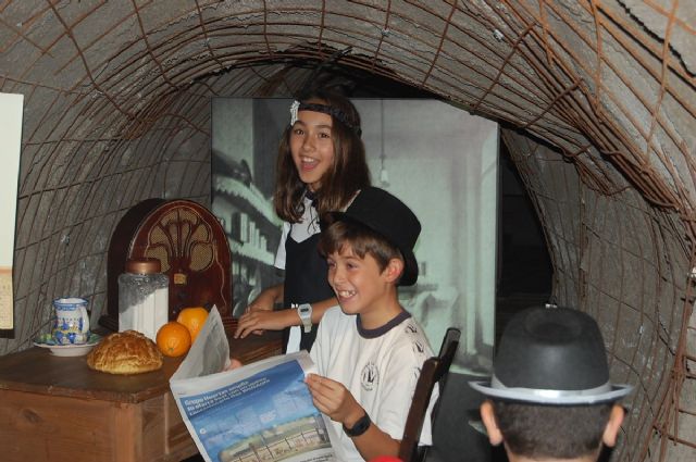 Luces, camara y accion durante los fines de semana de junio en Museo Refugio de la Guerra Civil