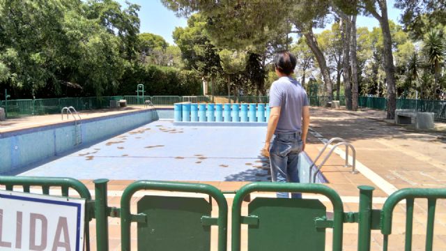 El Partido Cantonal denuncia que el Taibilla demuele dos grandes piscinas en el Parque de Tentegorra