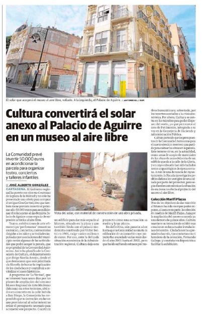 MC apuesta porque el Cine Central sea la gran casa de la imagen y la escena y el solar anexo al MURAM acoja en su ampliación una biblioteca pública