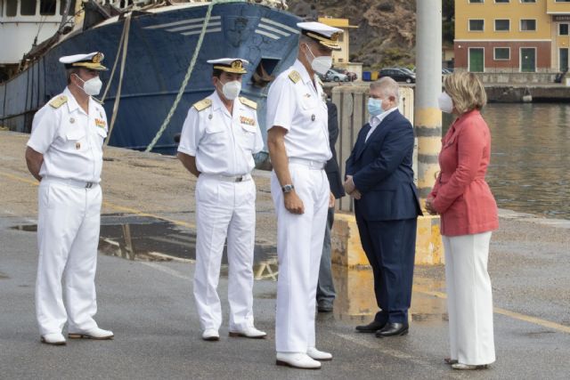 El Rey Felipe VI visita Cartagena para conmemorar el 75 aniversario de la Fuerza de Medidas Contra Minas de la Armada