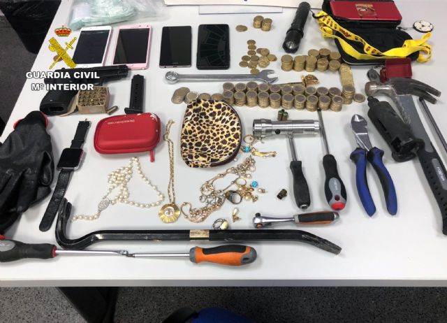 Desmantelado en Cartagena un grupo delictivo dedicado  a la comisión de robos