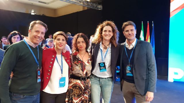 La candidata a la alcaldía de Cartagena y la alcaldesa de Archena han participado en la 24 Intermunicipal Popular en Málaga